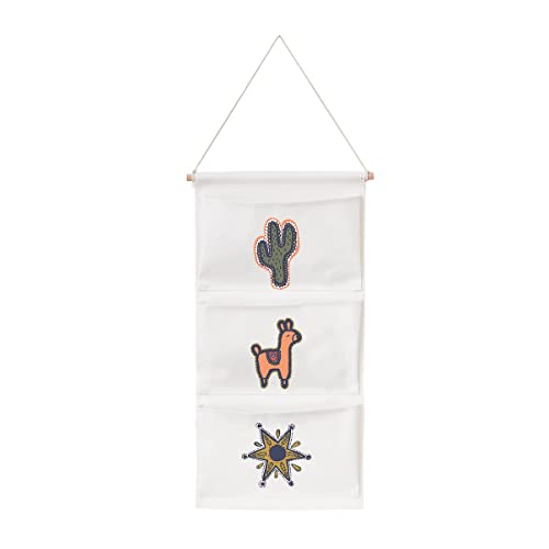 LEVASSEUR Kids Lalama Rangement mural coton 35x70cm blanc