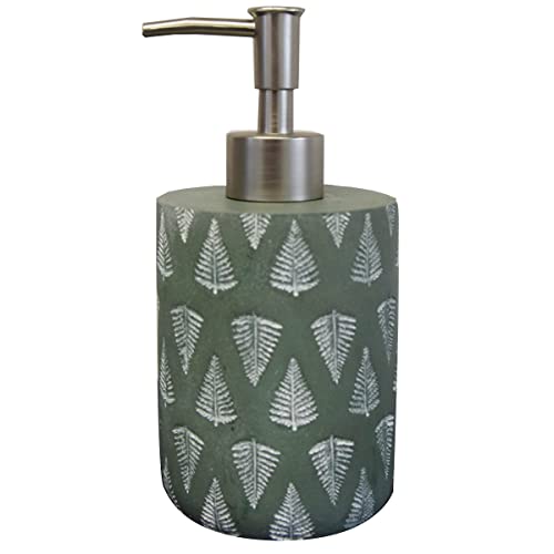 Levasseur Olivier Distributeur Savon Béton Vert 7,5x7,5x16,5 cm