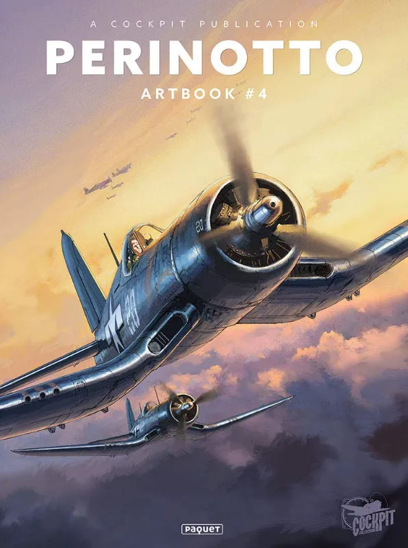 Lucio Perinotto Ciel en furie artbook Tome 4 aviation