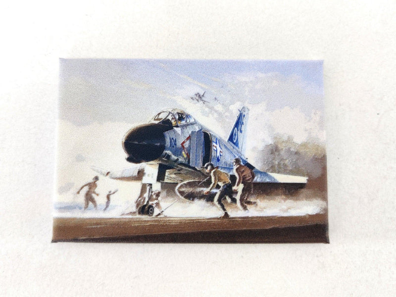 La Boutique du Pilote Magnet Phantom Perinotto aimant 3D 8x5,5 cm