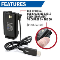 Rugged Air RDH-16 batterie radio 3600 mAh 7,4 V