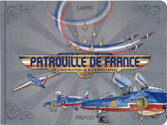 Privat Patrouille de France Lapin carnet aviation 96 pages