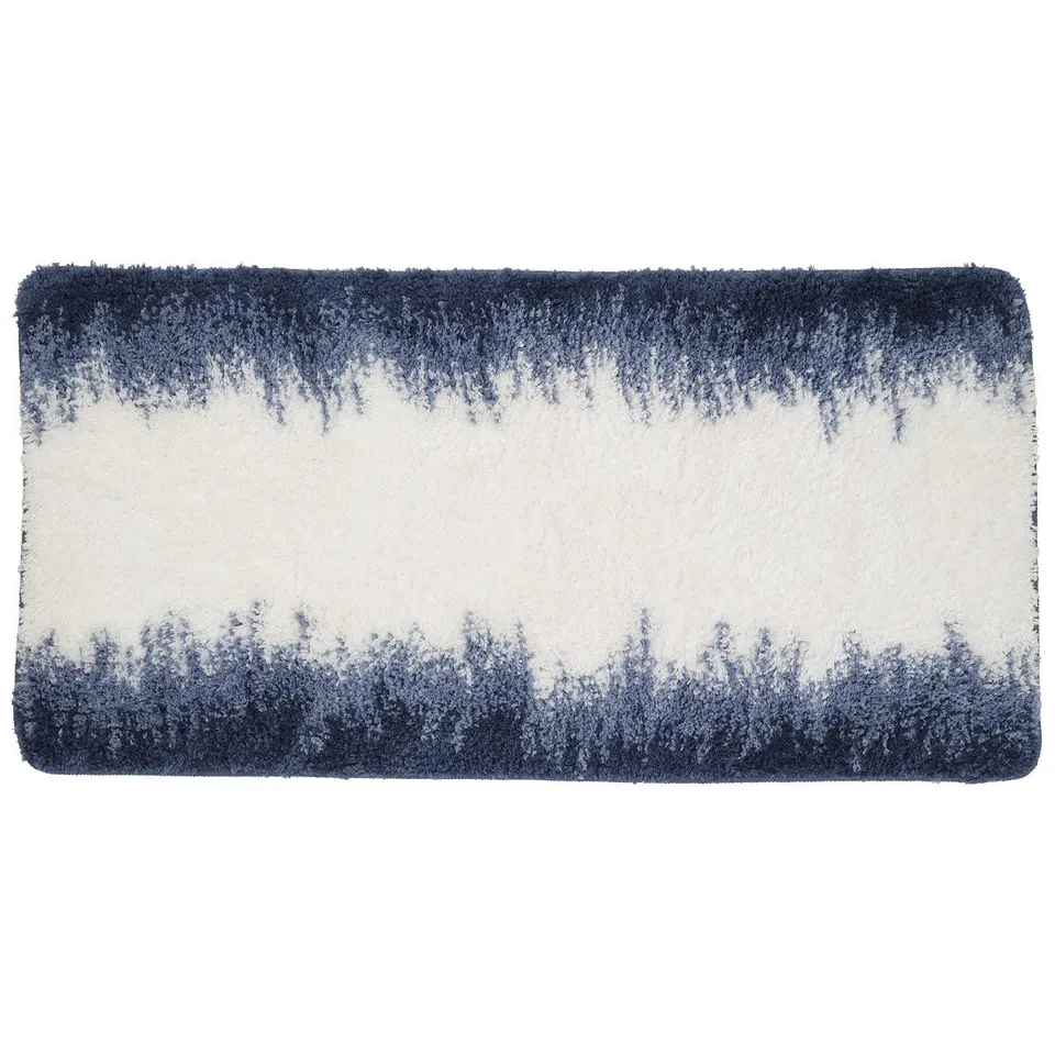 LEVASSEUR Ilyes Tapis de Bain Polyester Bleu 60x120cm