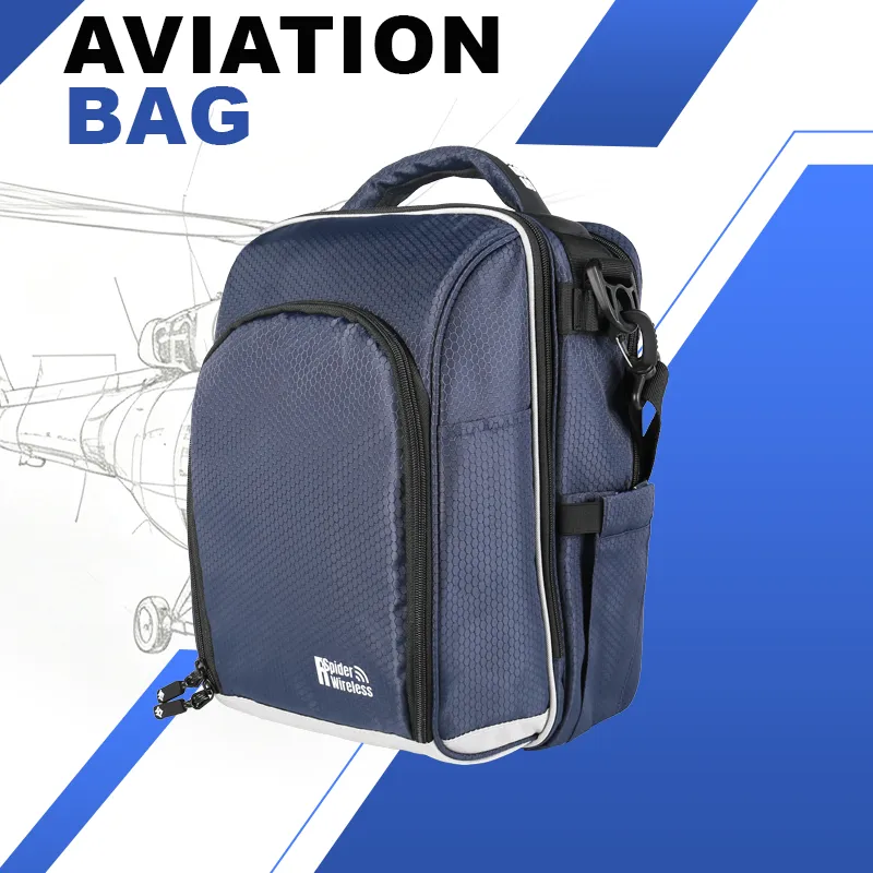 R Spider Wireless Aviation Bag sac de vol pilote nylon