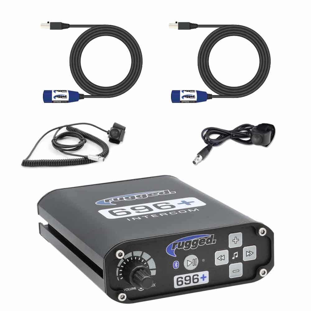 Rugged Air 696 PLUS Kit Intercom Bluetooth Musique 5 Places
