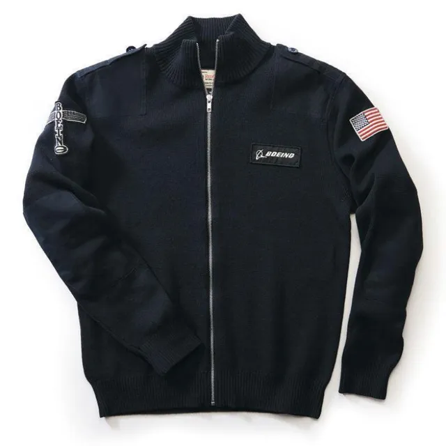 Red Canoe Boeing Cardigan de Vol pull coton taille M