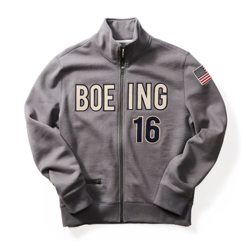 Red Canoe Boeing cardigan gris zippé taille L coton