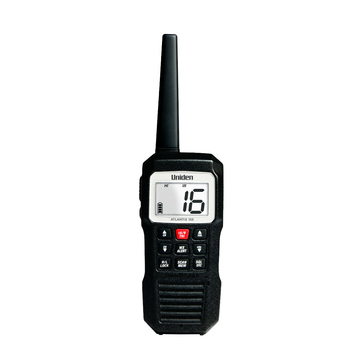 Uniden Atlantis 155 radio VHF marine portable flottante
