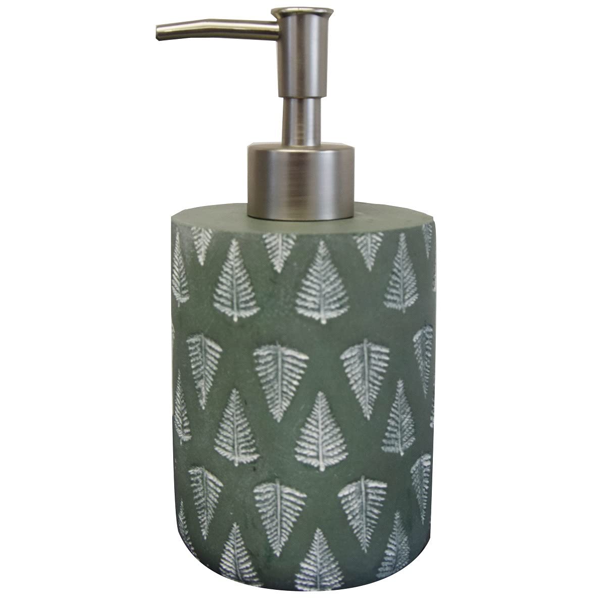 Levasseur Olivier Distributeur Savon Béton Vert 7,5x7,5x16,5 cm