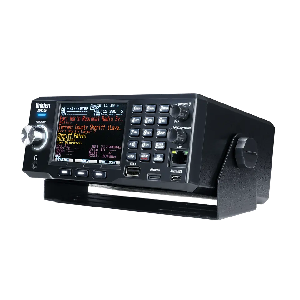 Uniden SDS200 scanner radio base numérique