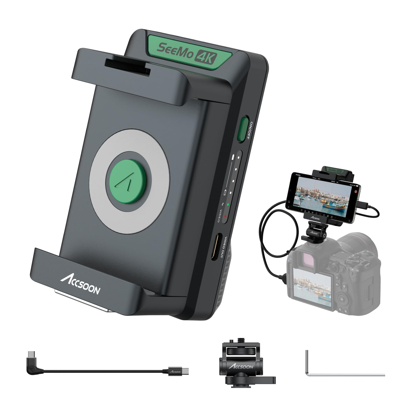 Accsoon SeeMo 4K Adaptateur HDMI moniteur vidéo Android 4K