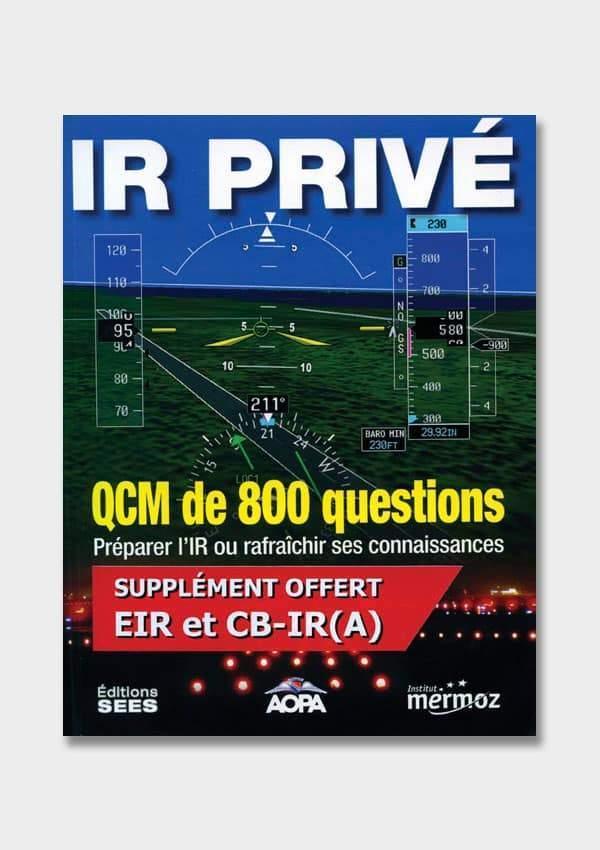 La Boutique du Pilote IR Privé livre QCM 800 questions IFR CB-IR