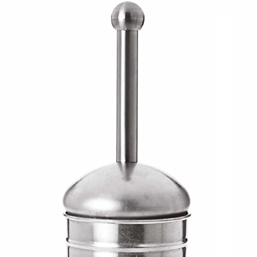 Levasseur Brosse WC Métal Inox Argent Salle de Bain