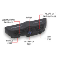 Rugged Air Connect BT2 casque Bluetooth moto 32% batterie