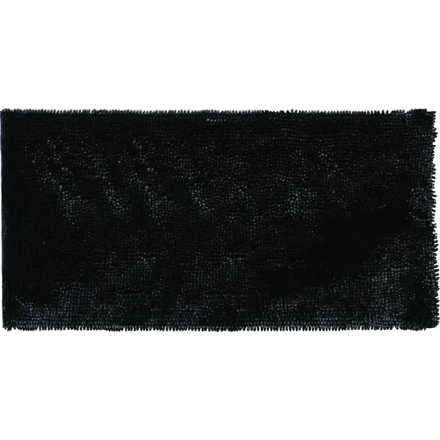 Levasseur Shiny Tapis de Bain Noir 60x120cm Fil Doré