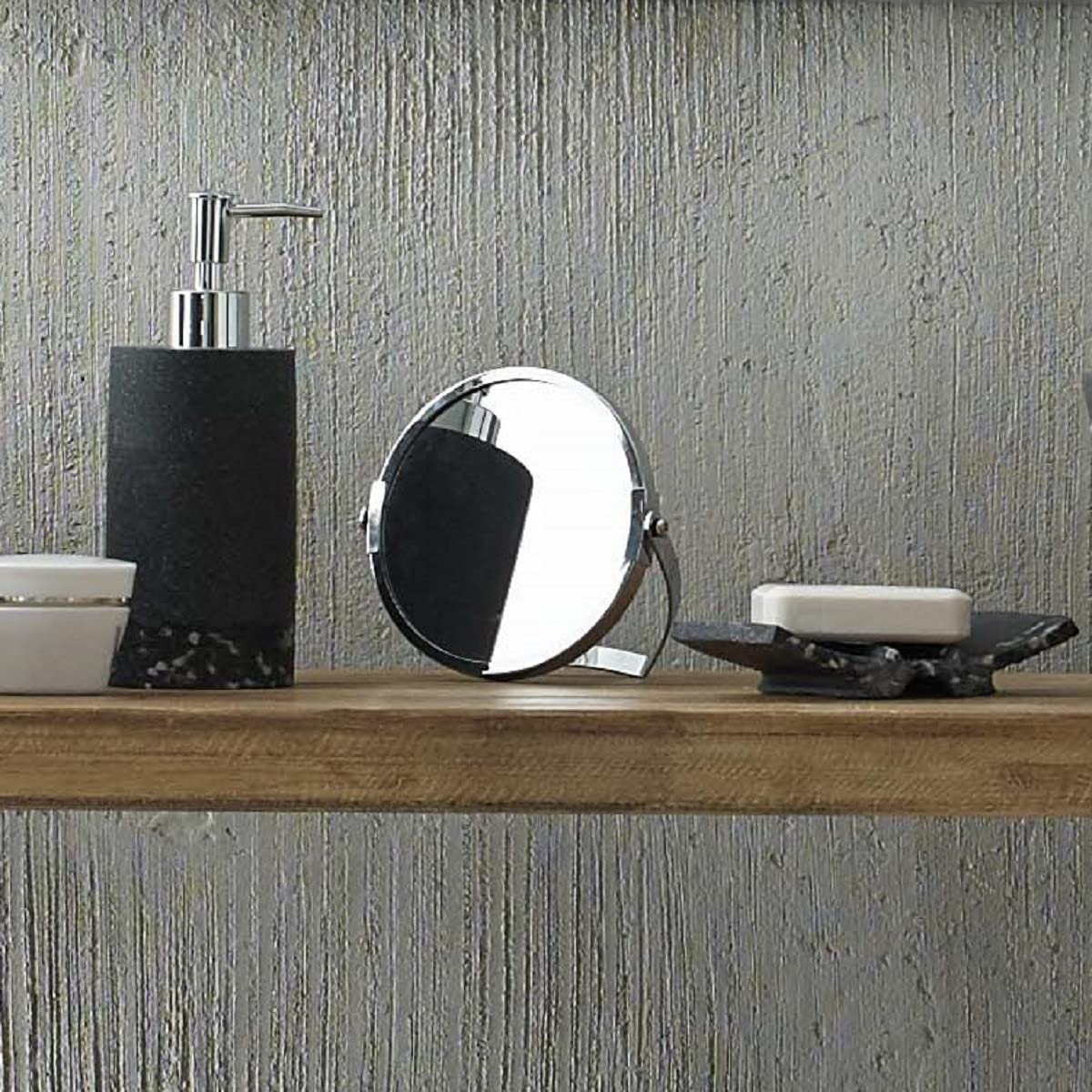 LEVASSEUR Miroir Grossissant Inox à Poser Salle de Bain