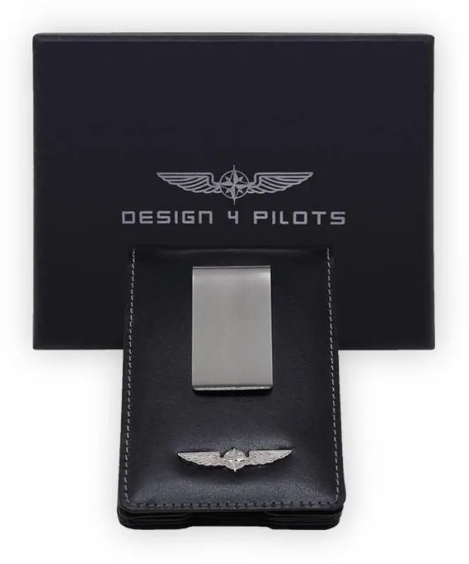 La Boutique du Pilote Design4Pilot porte-carte cuir aile