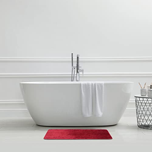 LEVASSEUR Polynésie Tapis de bain polyester bordeaux 50x80cm