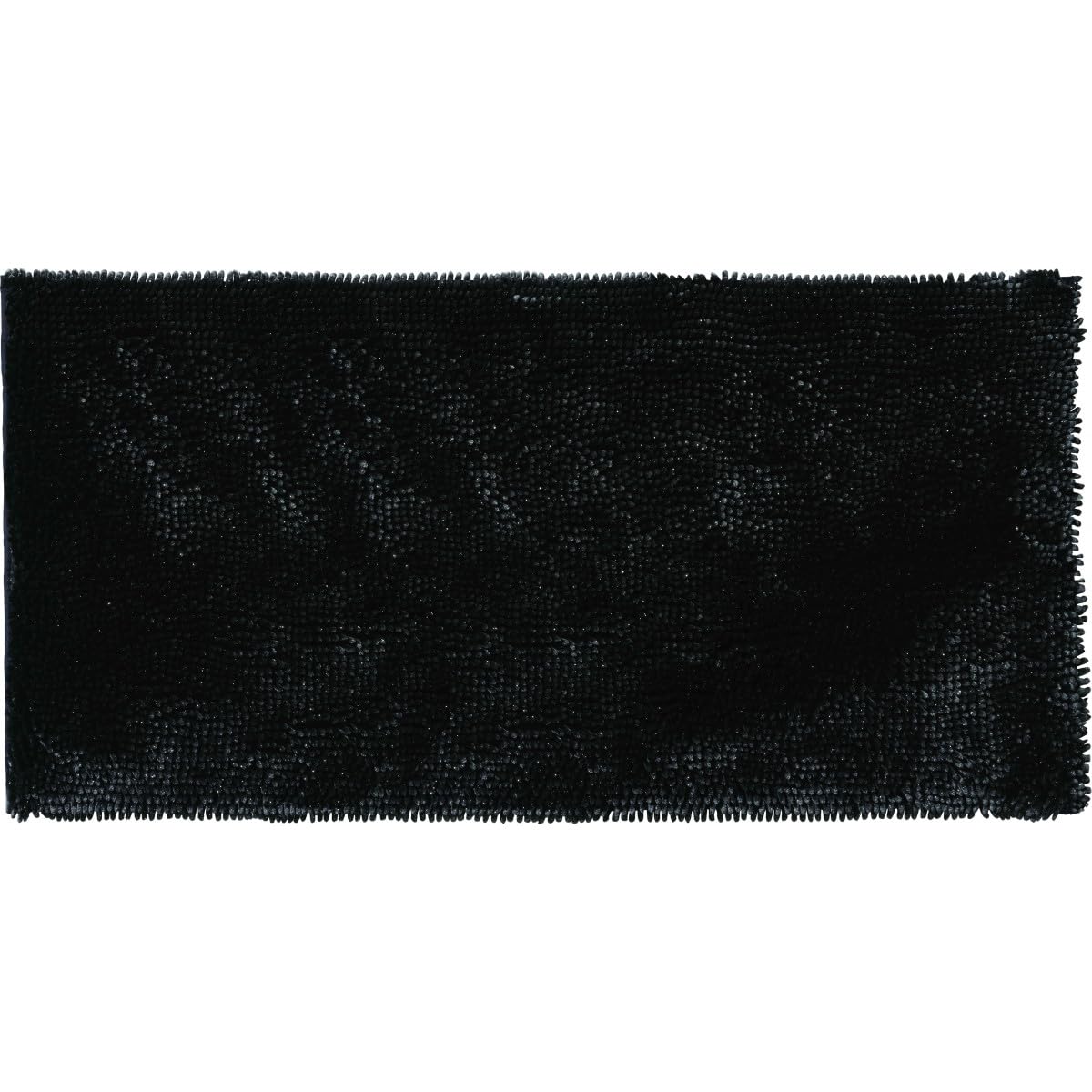 Levasseur Shiny Tapis de Bain Noir 60x120cm Fil Doré