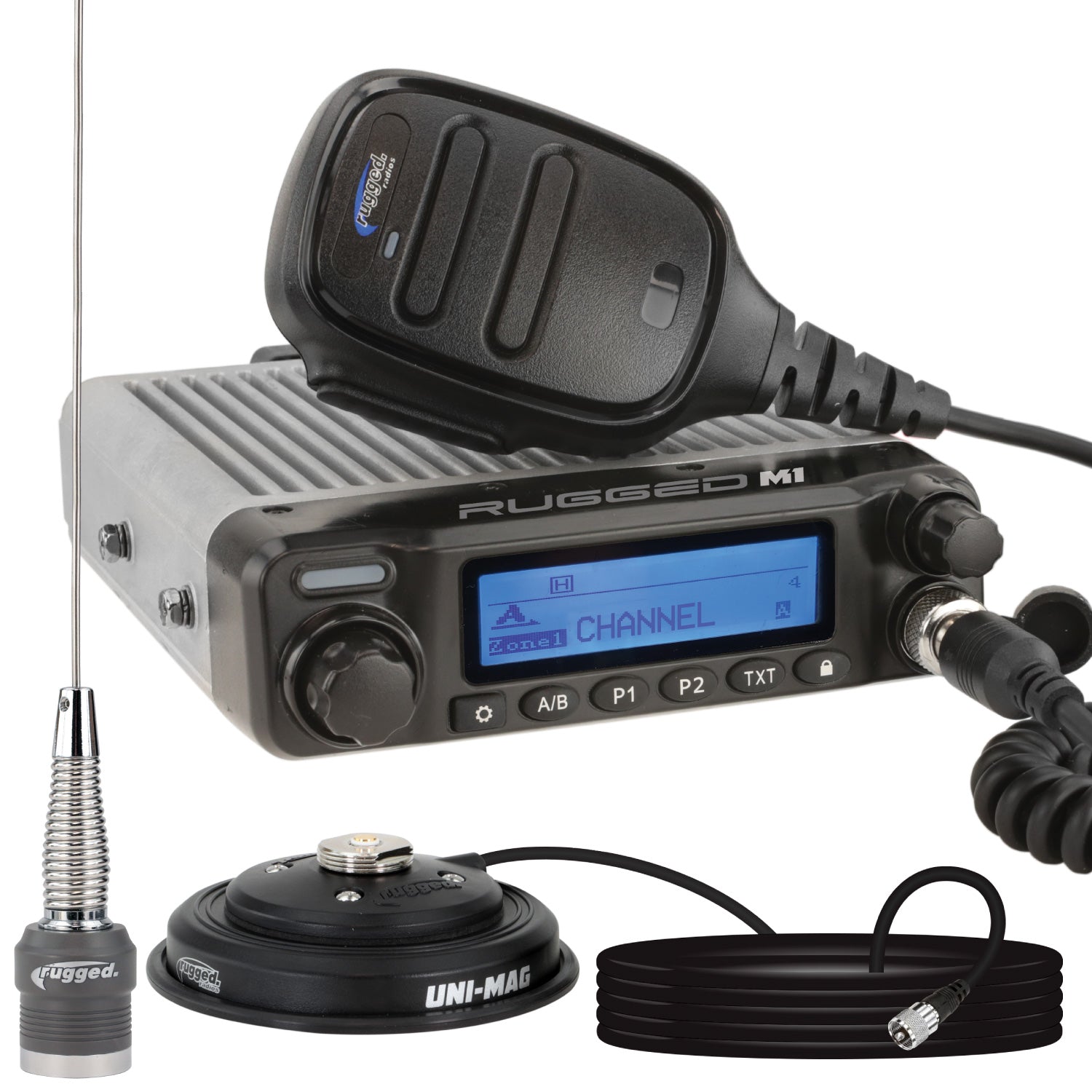 Rugged Air M1 Radio Mobile VHF 55W Étanche + Antenne