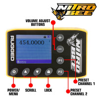Rugged Air H80 Track Talk Casque Intercom + Nitro Bee UHF