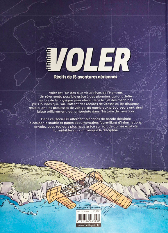 La Boutique du Pilote Librairie Voler récits BD 126 pages Petit à Petit