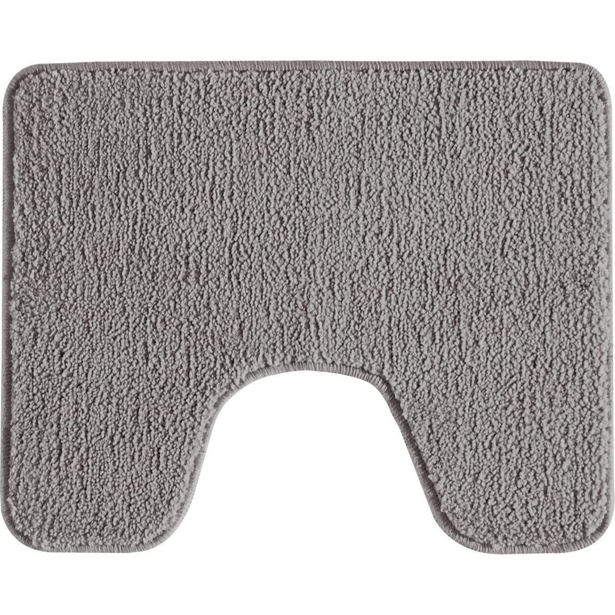 LEVASSEUR Polynésie Tapis de Toilette Gris 50x40 cm Polyester