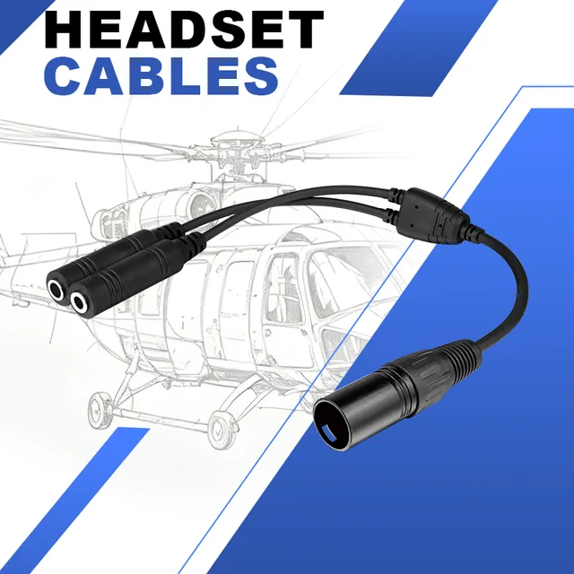 R Spider Wireless Headset Adapter adaptateur GA vers Airbus XLR 5