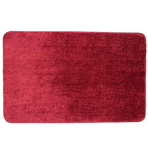 LEVASSEUR Polynésie Tapis de bain polyester bordeaux 50x80cm