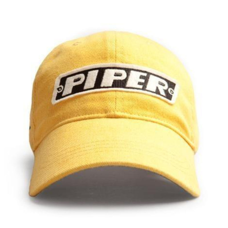 La Boutique du Pilote Piper casquette jaune logo brodé