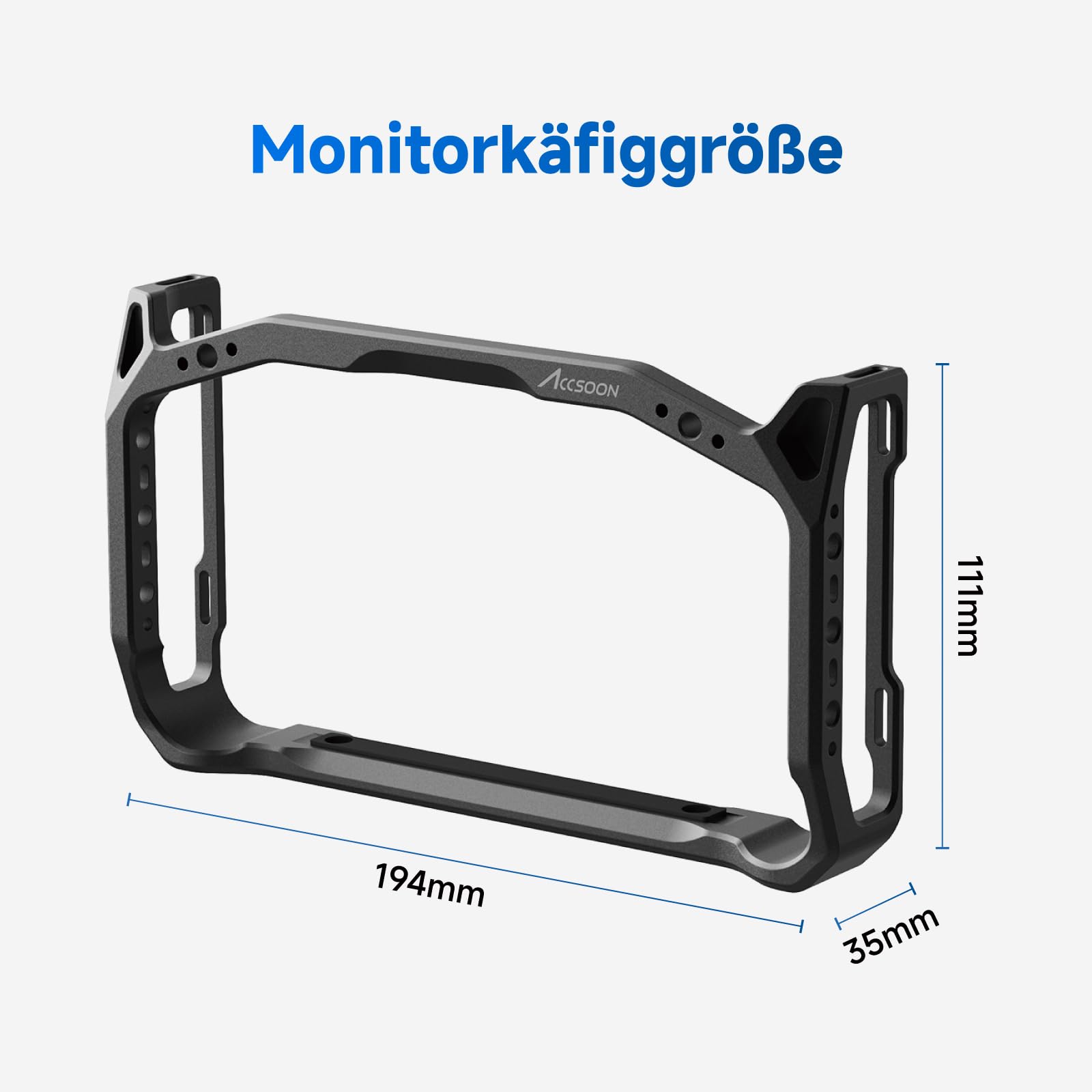 Accsoon Cage moniteur pare-soleil CineView M7/M7 Pro