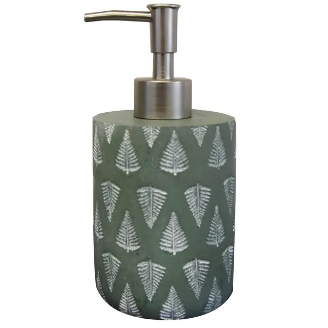 Levasseur Olivier Distributeur Savon Béton Vert 7,5x7,5x16,5 cm