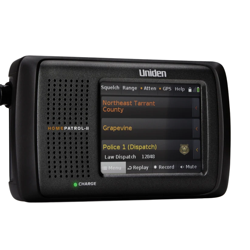 Uniden HomePatrol-2 scanner radio tactile portable