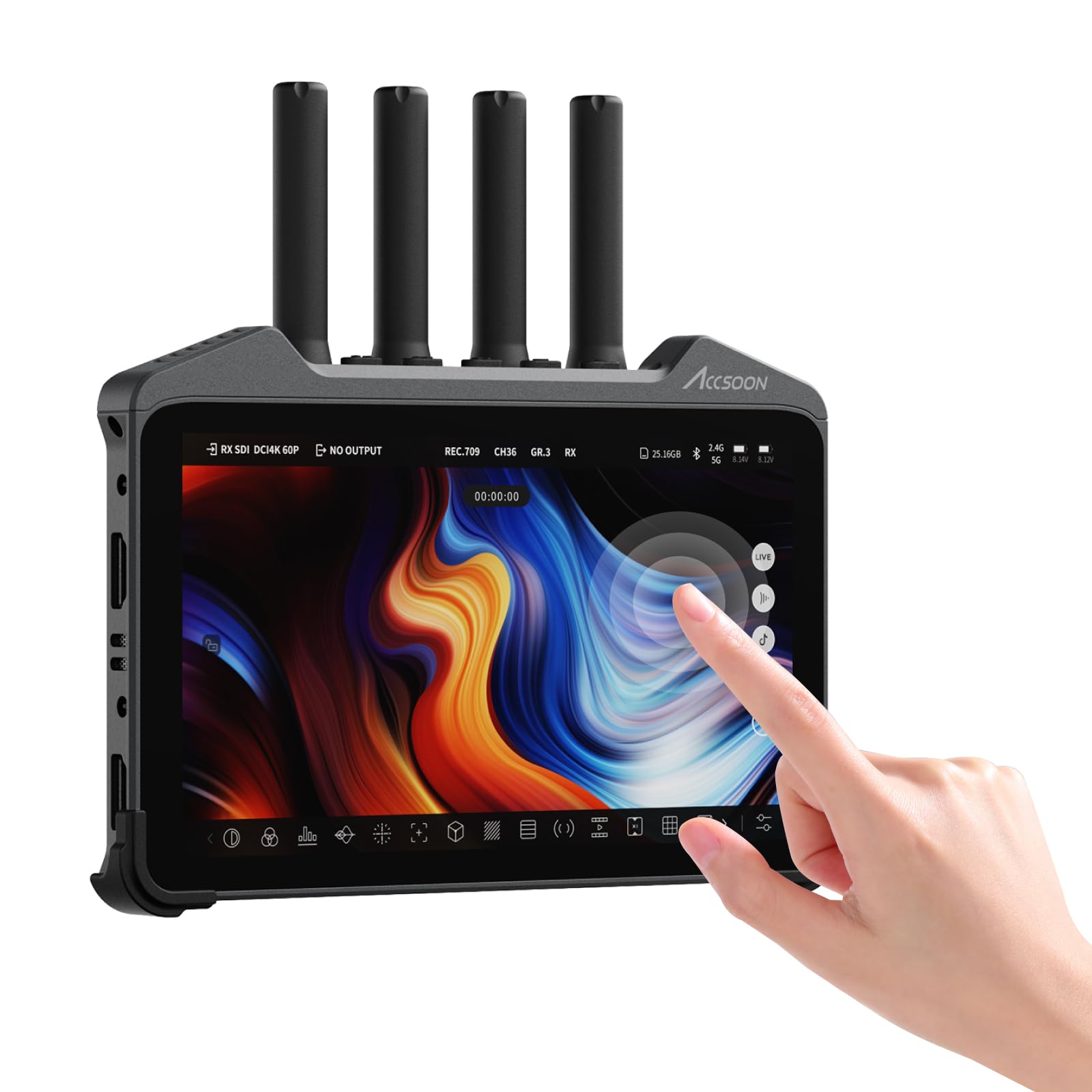 Accsoon CineView M7 Pro moniteur 7" 4K60 TX/RX 350m