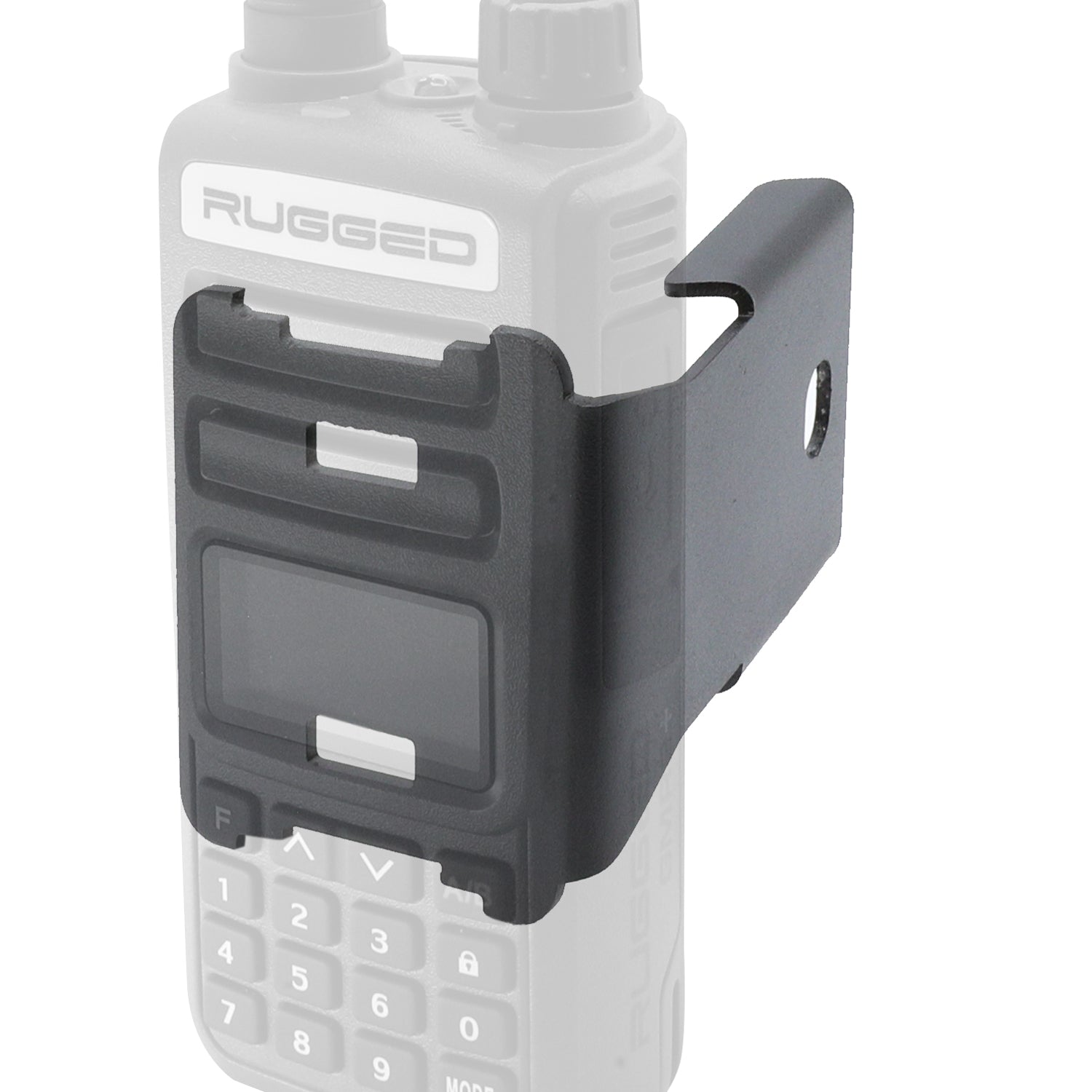 Rugged Air Support Radio Polaris Xpedition Fixation A-Pillar Noir
