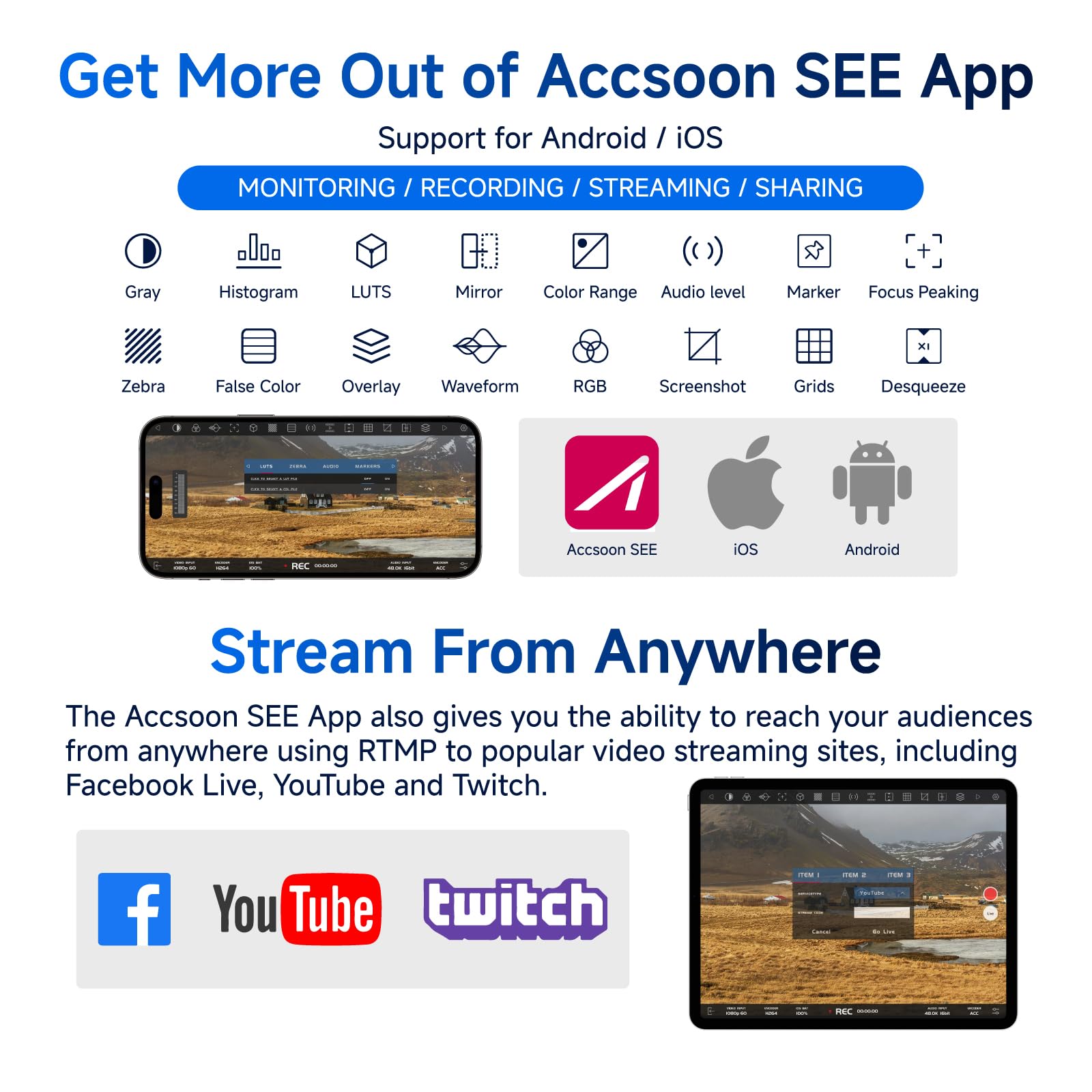 Accsoon CineView Nano émetteur vidéo HDMI 1080p60 150m