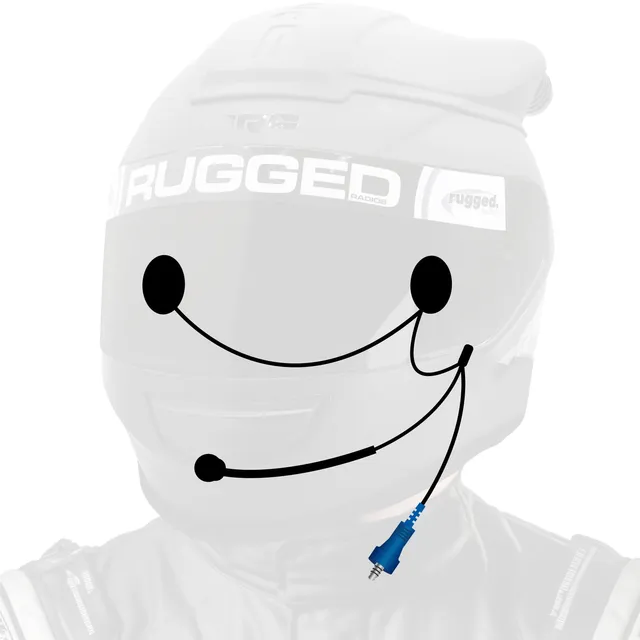 Rugged Air Helmet Kit Câblé Alpha Audio Micro Anti-Bruit Offroad