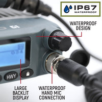 Rugged Air G1 Adventure radio mobile GMRS 40W étanche kit