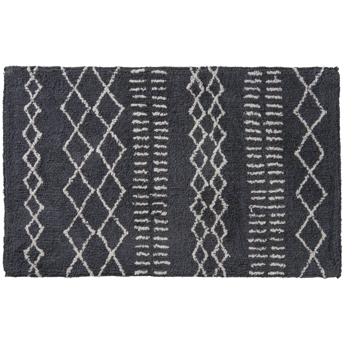 Levasseur Coton Tapis de Bain Anthracite 50x80cm Tufté