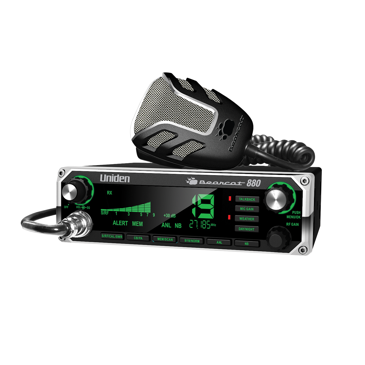 Uniden Bearcat 880 poste CB 40 canaux écran LCD
