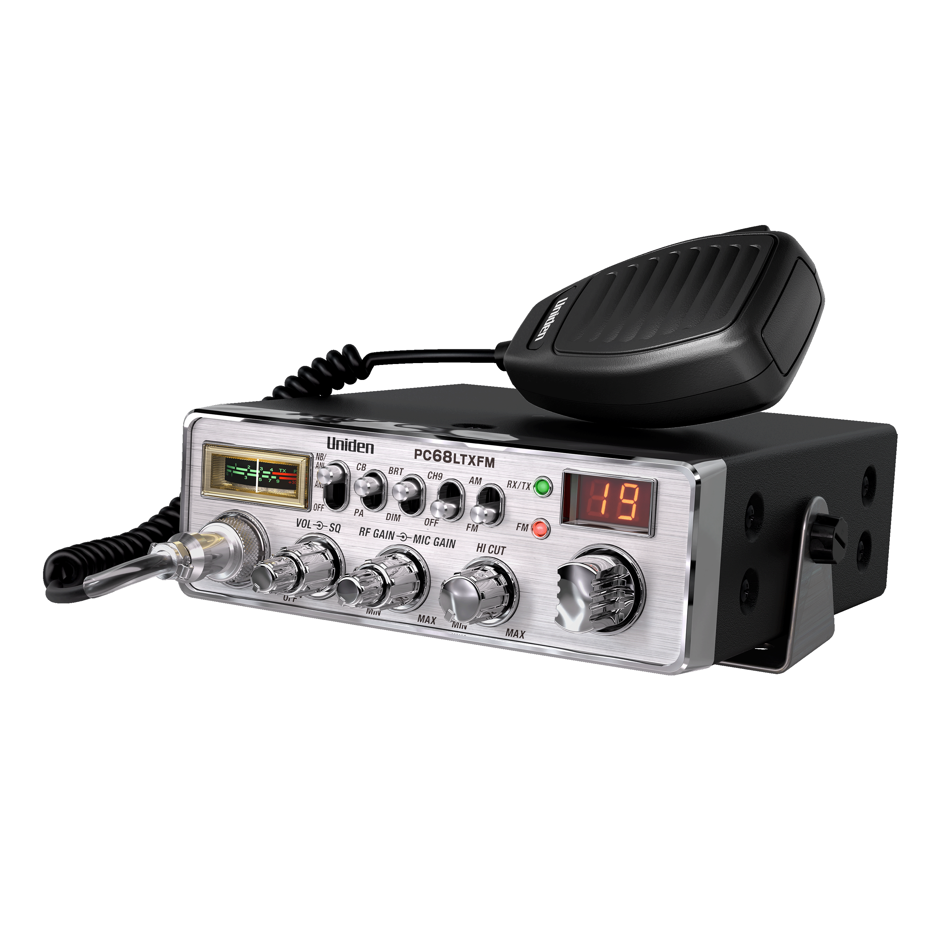 Uniden PC68LTXFM Poste CB 40 canaux AM version véhicule