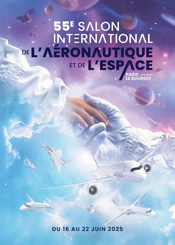 SIAE Poster Affiche 50x70 SIAE 2025 salon Le Bourget