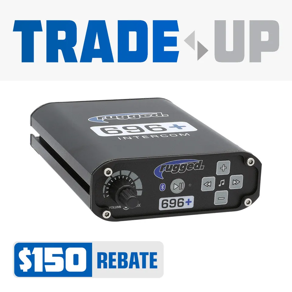 Rugged 696 PLUS intercom Bluetooth 5 places haute-fidélité