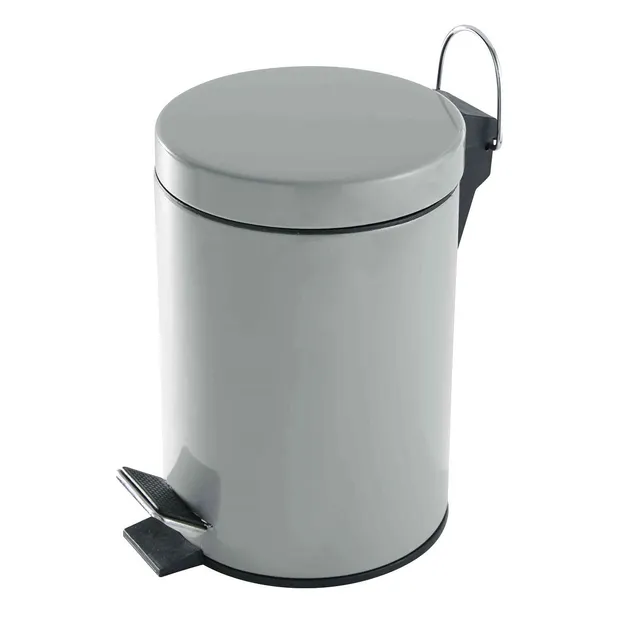 LEVASSEUR Salle de bain Poubelle à pédale 3L métal