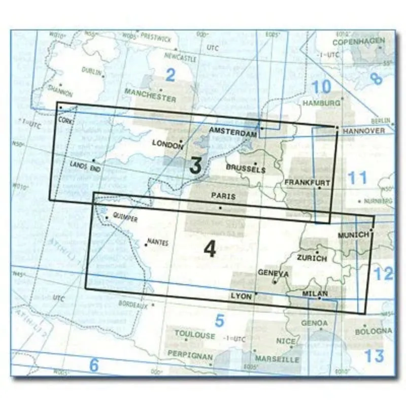 Jeppesen E(LO) 3/4 carte IFR basse altitude Europe