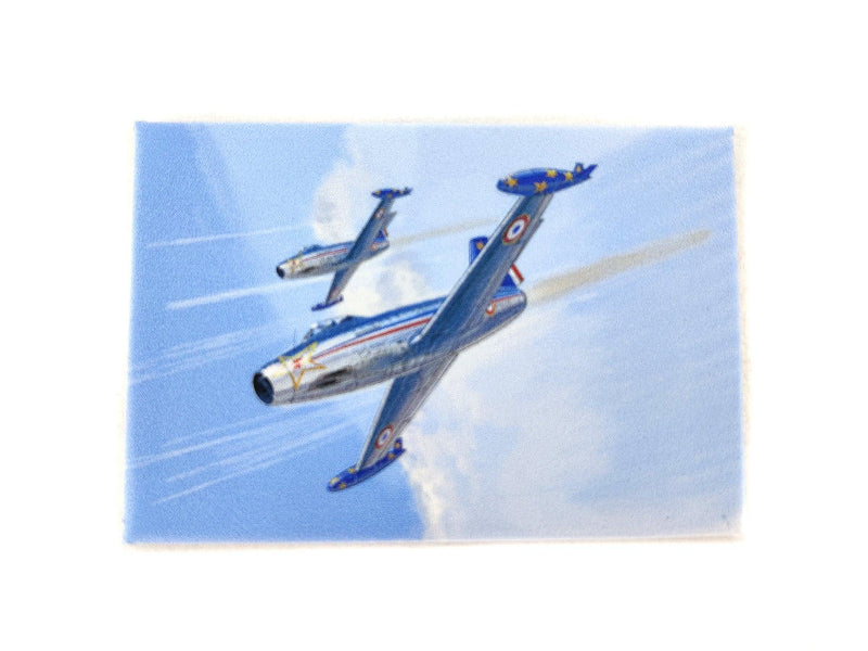 Lucio Perinotto Ouragan magnet avion 3D 8x5,5 cm