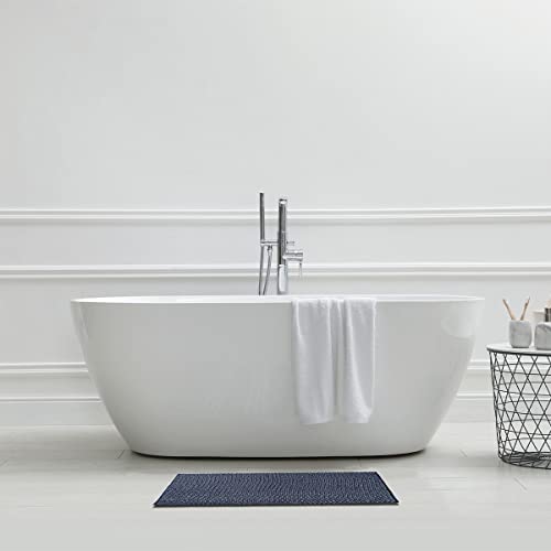 Levasseur Bouclette tapis de bain 50x80 cm marine polyester