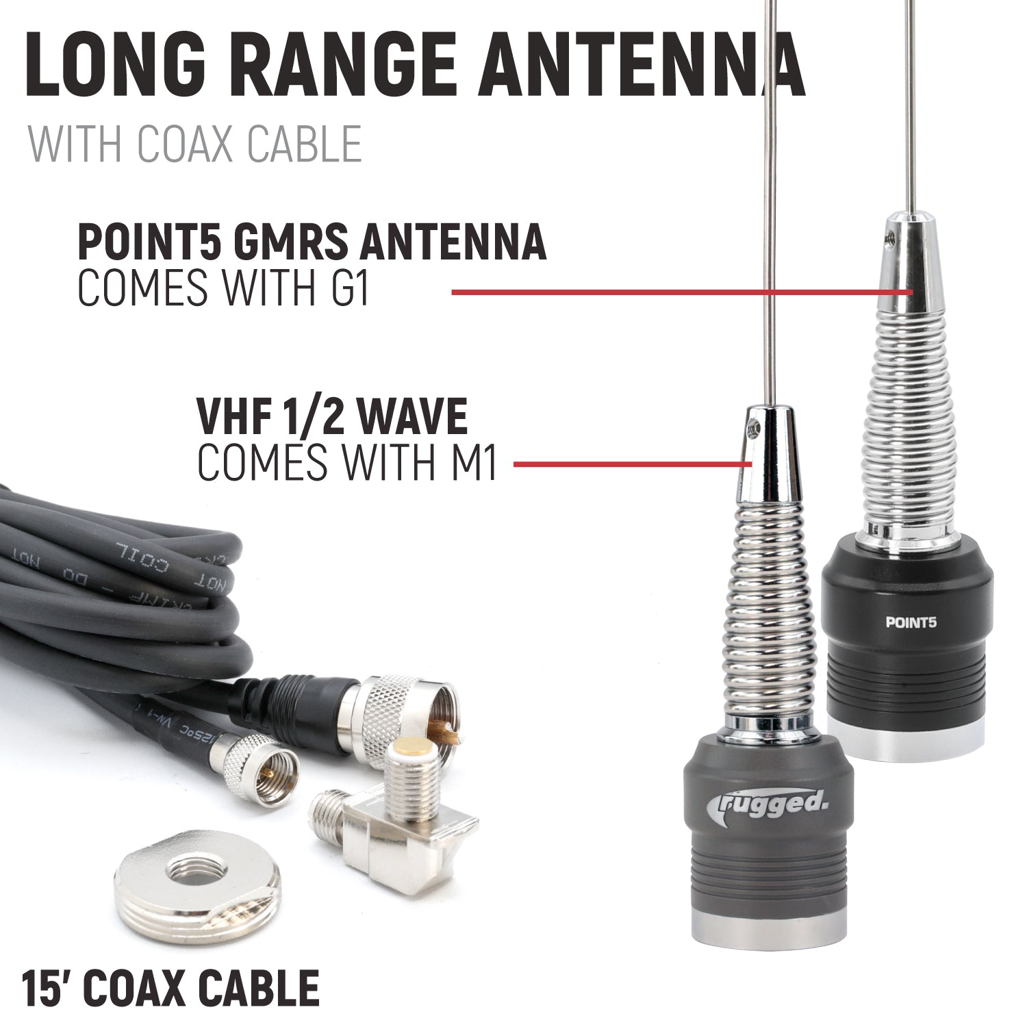 Rugged Air Intercoms RRP364-BTC kit intercom G1 GMRS