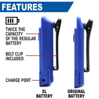 Rugged Air R1 radio portable DMR 5W bundle antenne