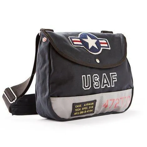 Red Canoe sac bandoulière USAF bleu marine coton